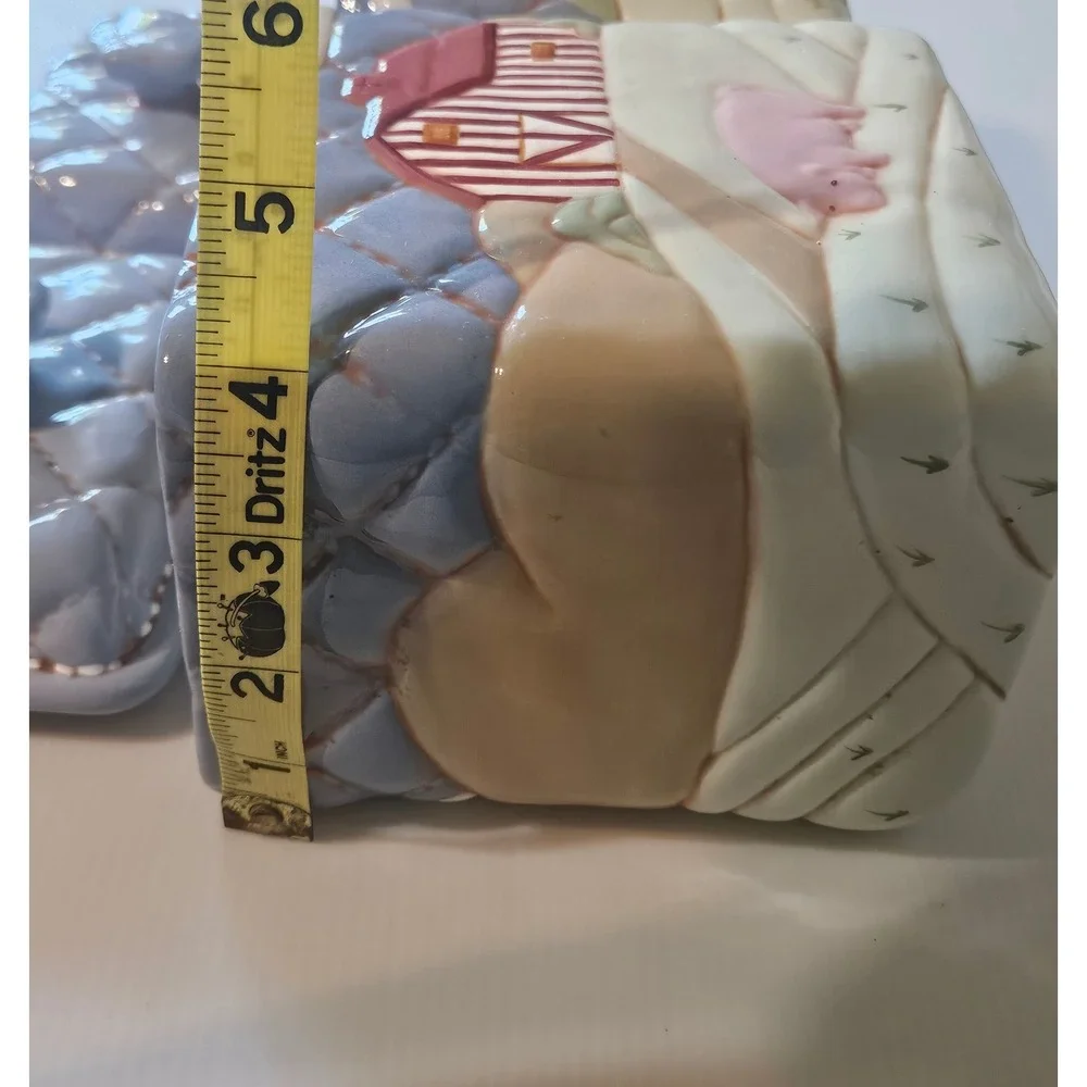 Vintage Farmhouse Chicken-pig House Ceramic Canister – Rustic Country‎ Style